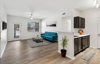 New wood-style plank flooring